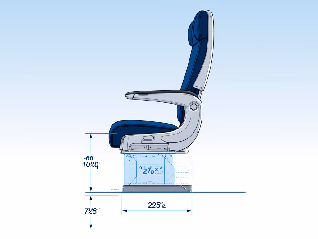 airline_under_seat_measurements