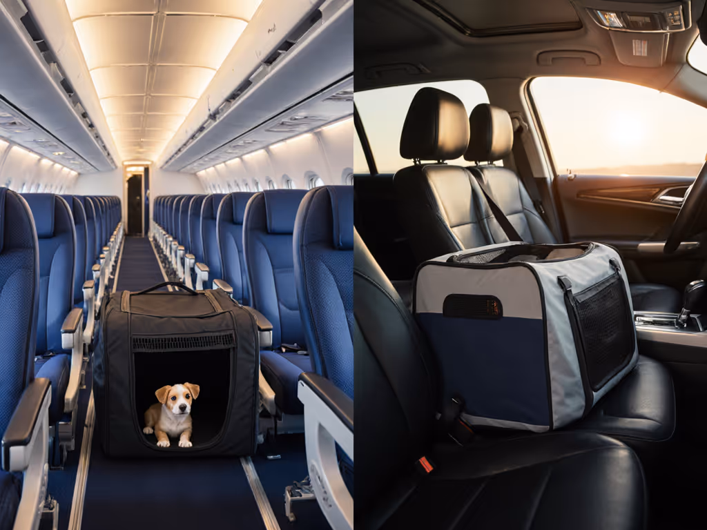 Flight-Compliant Pet Carrier Comparison: Air vs Ground