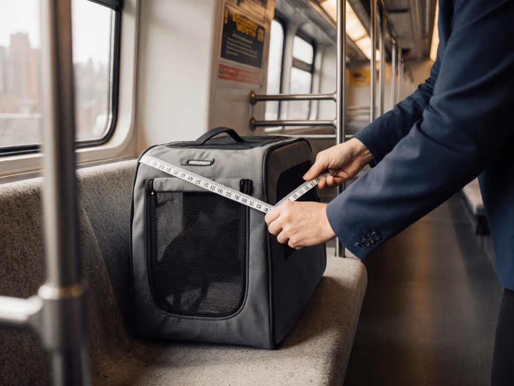 Subway Pet Carrier Compliance: Measure Right, Travel Right